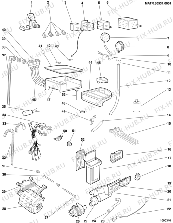 Схема №1 WMS12TX (F013644) с изображением Инструкция по обслуживанию для стиралки Indesit C00052965