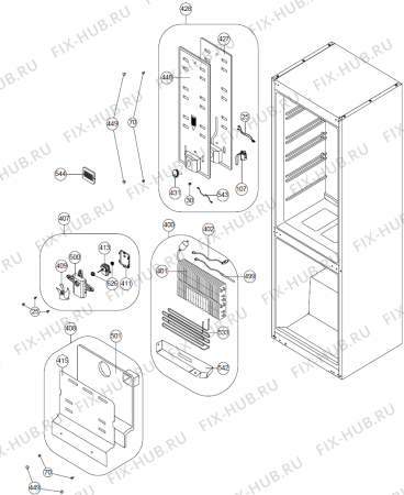 Взрыв-схема холодильника Upo RF43311N (377468, HZS34664) - Схема узла 02
