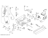 Схема №3 SBU69T05AU с изображением Передняя панель для электропосудомоечной машины Bosch 00676638