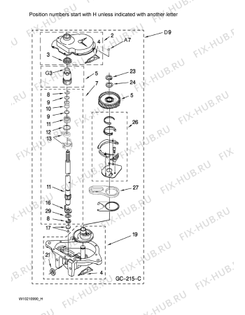 Схема №2 NTW4500VQ0 с изображением Декоративная панель для стиралки Whirlpool 480110100796