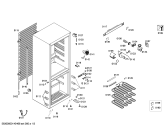 Схема №1 KGV39V03 с изображением Дверь морозильной камеры для холодильника Bosch 00684837
