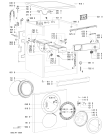 Схема №1 AWO/R 5406 с изображением Модуль (плата) для стиралки Whirlpool 480111103108