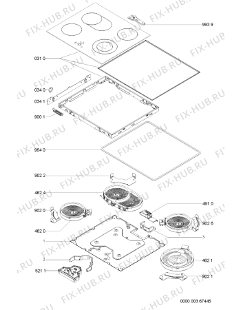 Схема №1 AKT 810/BA с изображением Электролампа для духового шкафа Whirlpool 481240118838