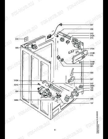 Взрыв-схема стиральной машины Fors WA1200 - Схема узла Electrical equipment 268