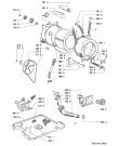 Схема №1 AWM 8105/1 с изображением Обшивка для стиралки Whirlpool 481245213078