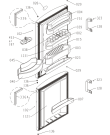 Схема №1 RK61620R (352049, HZS3167) с изображением Дверца для холодильной камеры Gorenje 448151
