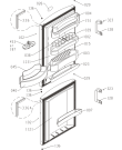 Схема №1 RK6162AX (444863, HZS3167) с изображением Дверца для холодильника Gorenje 447911