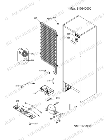 Схема №1 MTZ522NFHA (F059005) с изображением Всякое для холодильника Indesit C00270037