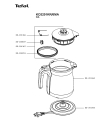 Схема №1 KO3201KR/6MA с изображением Корпусная деталь для чайника (термопота) Tefal SS-201362