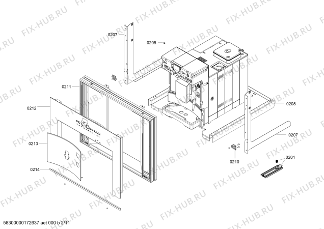 Схема №3 TKN68E75UC с изображением Съемщик натяжения для электрокофемашины Bosch 00605451