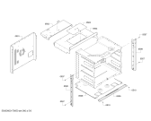 Схема №1 HBL8461UC Bosch с изображением Крышка для электропечи Bosch 00632038