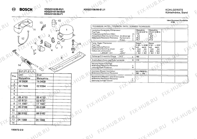 Схема №1 KSG23118 с изображением Шильдик для холодильной камеры Bosch 00030005