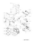 Схема №1 AKP 568/IX/02 с изображением Обшивка для плиты (духовки) Whirlpool 481010618311