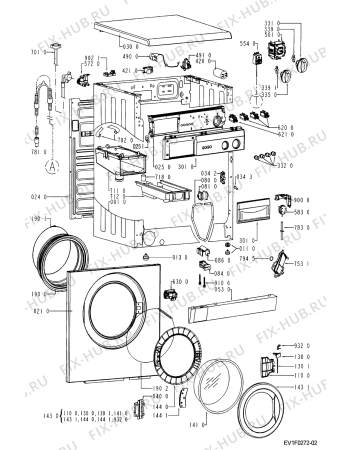 Схема №2 PG 51 с изображением Обшивка для стиральной машины Whirlpool 481245214397