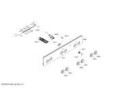 Схема №1 HGV425123S с изображением Ручка конфорки для плиты (духовки) Bosch 00628118