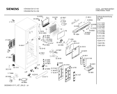 Схема №1 KS49U621SA с изображением Дверь для холодильной камеры Siemens 00242347