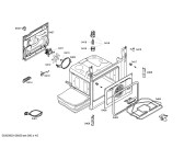 Схема №1 FRT4601EG с изображением Панель управления для плиты (духовки) Bosch 00673386