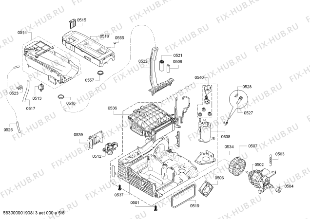 Схема №1 WTW85460BY Serie 6 SelfCleaning Condenser с изображением Модуль управления, запрограммированный для сушильной машины Bosch 00634282