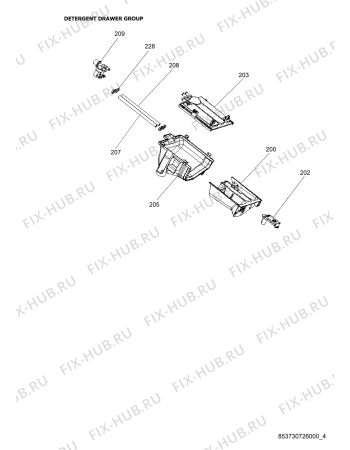 Схема №2 AWG 5600 с изображением Обшивка для стиралки Whirlpool 482000005871