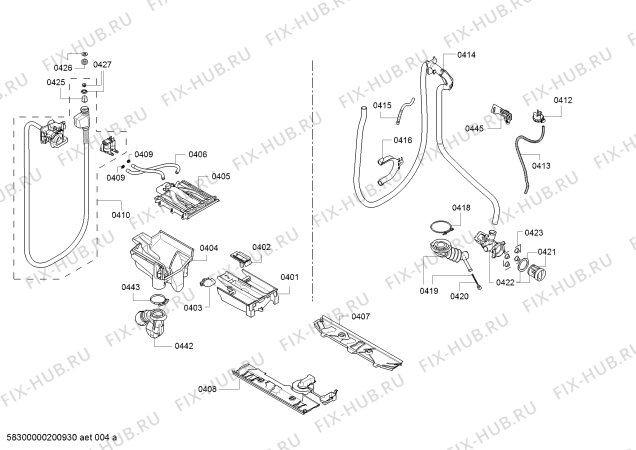 Схема №1 WIW24340EU с изображением Инструкция по эксплуатации для стиральной машины Bosch 18027395
