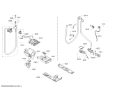 Схема №1 W544BX0GB с изображением Панель управления для стиральной машины Bosch 11021668