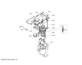 Схема №3 TCA6301UC Benvenuto B30 с изображением Передняя часть корпуса для электрокофемашины Bosch 00443620