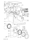 Схема №2 WA 9560 с изображением Блок управления для стиралки Whirlpool 481221470074