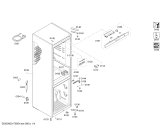 Схема №2 KGN36VL21 с изображением Дверь для холодильника Bosch 00713652