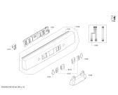 Схема №1 SMS58M92IL ActiveWater L 6,5L made in Germany с изображением Передняя панель для посудомойки Bosch 00708975