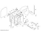 Схема №1 DW44FI с изображением Кронштейн для посудомойки Bosch 00427361