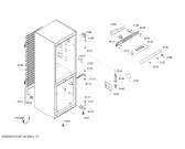 Схема №1 KGV36X54 с изображением Дверь морозильной камеры для холодильника Bosch 00686114