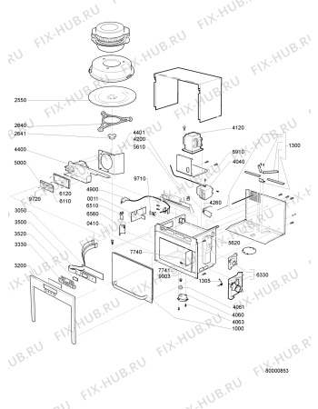 Схема №1 AMW441IX1 (F090868) с изображением Руководство для микроволновой печи Indesit C00363215