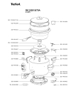 Схема №1 RK102815/79A с изображением Покрытие для электропароварки Tefal US-7222027176