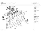 Схема №1 S4443N2 с изображением Передняя панель для электропосудомоечной машины Bosch 00361486