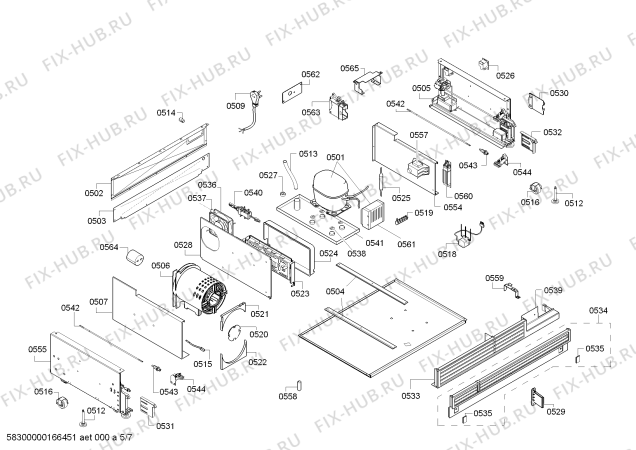 Схема №2 CIR30MIER1 K 1801 SF с изображением Плата для холодильной камеры Bosch 00688679