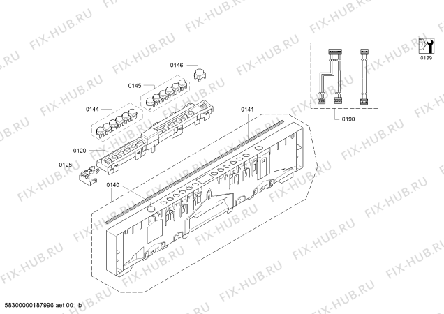 Взрыв-схема посудомоечной машины Bosch SMV46FX00G SilencePlus - Схема узла 02