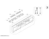 Схема №2 SMV46FX00G SilencePlus с изображением Передняя панель для электропосудомоечной машины Bosch 11020643