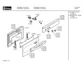 Схема №1 3HI505B с изображением Панель для плиты (духовки) Bosch 00289899