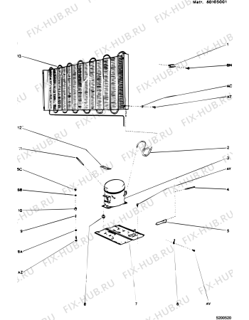 Схема №1 CH220 (F003093) с изображением Дверца для холодильника Indesit C00015537