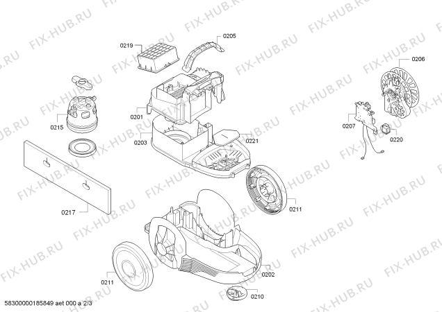 Схема №1 BGS11703 Bosch GS-10 с изображением Держатель для электропылесоса Bosch 11007339