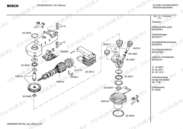 Схема №1 MUM4565 Family Microtronic с изображением Кнопка для кухонного измельчителя Bosch 00163102