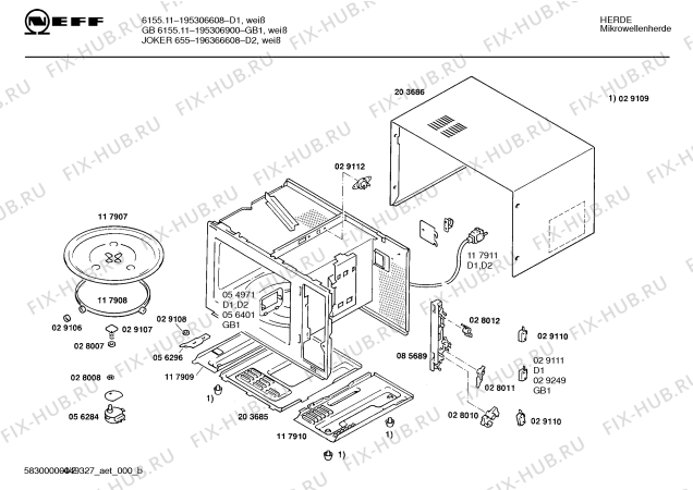 Схема №2 195306902 6165 с изображением Дверь для микроволновой печи Bosch 00117920