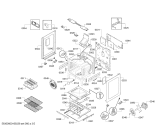 Схема №1 HGS5L53UC с изображением Панель для духового шкафа Bosch 00688076