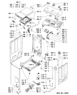 Схема №1 EV 845 с изображением Обшивка для стиральной машины Whirlpool 481245211025