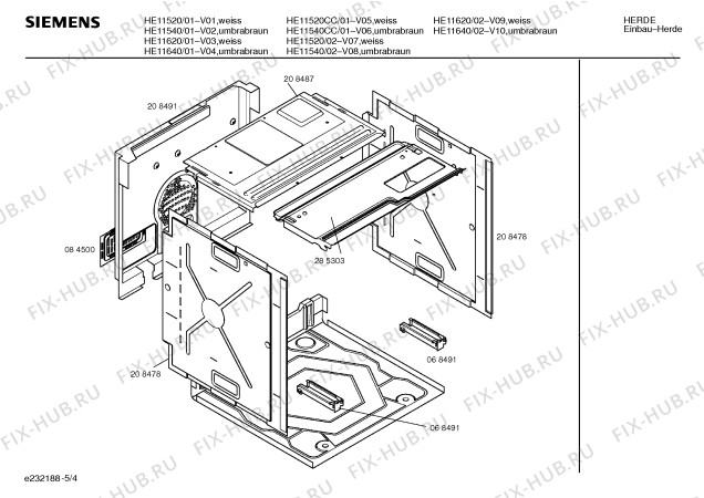 Схема №2 HE11540 с изображением Инструкция по эксплуатации для духового шкафа Siemens 00518620