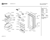 Схема №1 K3664X1 KD340SC с изображением Дверь для холодильной камеры Bosch 00235193