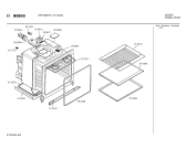 Схема №1 HES4820 с изображением Панель для плиты (духовки) Bosch 00280905