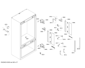 Схема №1 RB491200 с изображением Крышка для холодильной камеры Bosch 00653112