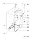 Схема №1 AWG174WP AWG 174 с изображением Уплотнение для стиральной машины Whirlpool 481953058051