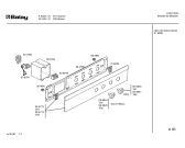 Схема №1 A0322 с изображением Панель для духового шкафа Bosch 00285775